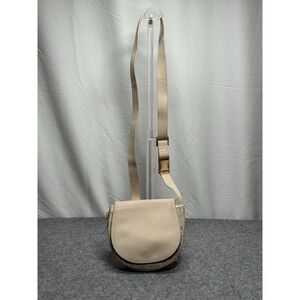 Sakroots Seni Saddle Bag Crossbody Shoulder Bag Ivory Print Leather